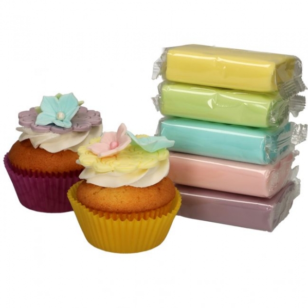 Rolled Fondant - Multipack / Pastel Colours